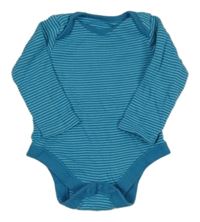 Modro-petrolejové pruhované body F&F