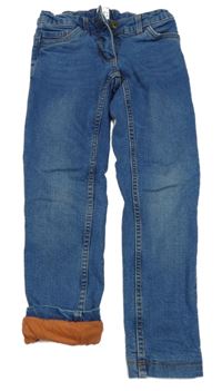 Modré skinny podšité rifle L&D