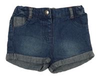 Modré riflové kraťasy YD