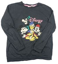 Šedá lehká mikina Mickey mouse&Friends H&M