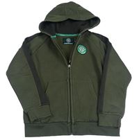 Khaki fotbalová propínací funkční mikina - Celtic