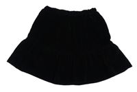 Černá sametová sukně Tex