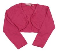 Fuchsiové bavlněné bolerko Liegelind