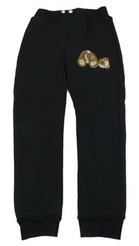 Černé tepláky s medvědem