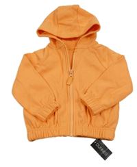 Nové - Oranžová propínací mikina s kapucí Dunnes