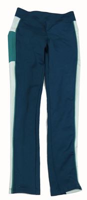 Tmavozeleno-mátové sportovní legíny