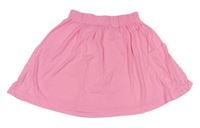 Neonově růžová lehká sukně bpc