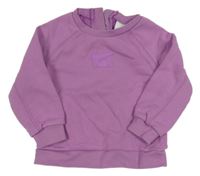 Fialová mikina s logem Nike