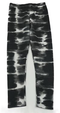 Černo-šedé vzorované thermo legíny Primark