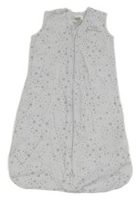 Bílo-šedý vzorovaný spací pytel 