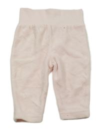 Světlerůžové sametové tepláky C&A