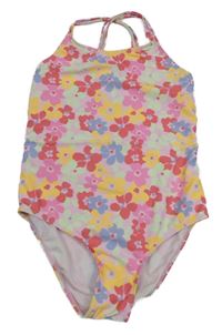 Barevné květované jednodílné plavky Primark