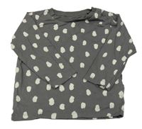 Tmavošedé vzorované triko M&S