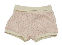 Smetanovo-růžové puntíkaté kraťasy H&M