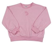 Růžová mikina s jednorožcem 