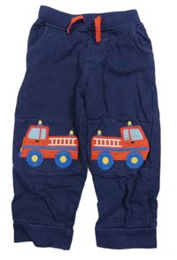Tmavomodré tepláky s hasiči Jojo Maman Bébé