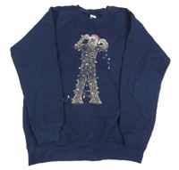 Tmavomodrá mikina - Chewbacca - Star Wars