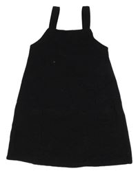 Černé teplákové šaty Page one young