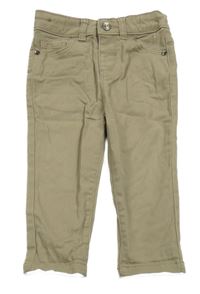 Béžové plátěné skinny kalhoty George