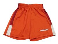 Červeno-bílé sportovní kraťasy Saller