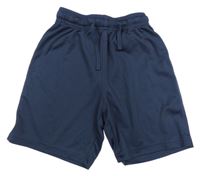Tmavomodré sportovní kraťasy H&M