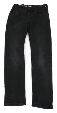 Tmavošedé teplákové rifle Denim Co.