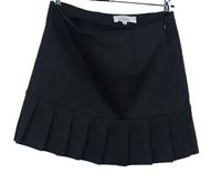 Dámská černá skládaná minisukně Urmoda
