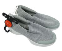 Nové - Dámské šedo-bílé ultralehké nazouvací boty Primark vel. 36