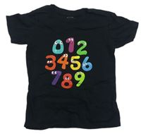 Černé tričko s čísly