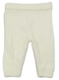 Bílé pletené tepláky F&F