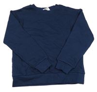 Tmavomodrá mikina H&M