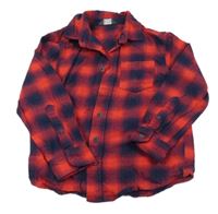 Červeno-modrá kostkovaná košile Primark