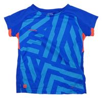 Modro-modré sportovní tričko Decathlon