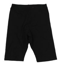 Černé elastické kraťasy H&M