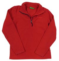 Červená fleecová funkční mikina zn. Mountain Warehouse