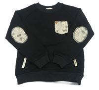 Černá mikina s kapsičkou H&M
