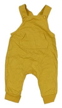 Žluté laclové tepláky H&M