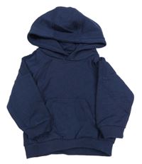 Tmavomodrá mikina s kapucí Matalan