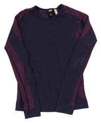 Lilkové thermo triko s pruhy a vzorem H&M