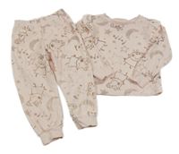 Světlerůžové plyšové pyžamo s Pepinou a volánky Matalan