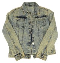 Modro-béžová riflová bunda M&Co.