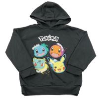 Tmavošedá mikina s pokémony a kapucí PRIMARK