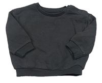 Šedá žebrovaná oversize mikina Primark