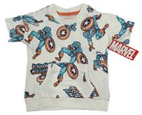 Bílé tričko Captain America Primark