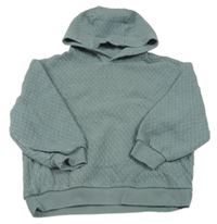 Šedá vzorovaná oversize mikina s kapucí Next