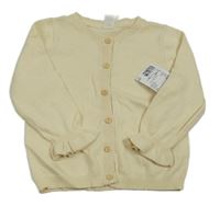 Nové - Smetanový propínací svetr H&M