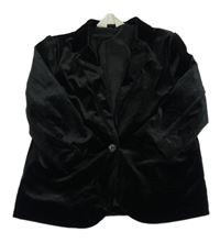 Černé sametové slavnostní sako H&M