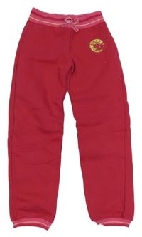 Malinové tepláky s číslem 