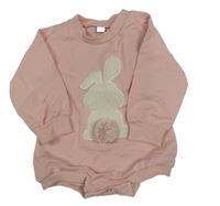 Světlerůžové body se zajíčkem 