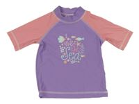 Fialovo-růžové UV triko s nápisem Pocopiano 